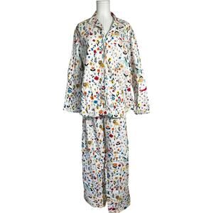 Love, Hannah Organic Cotton Flannel Pajama Set – Cozy Floral Cottagecore XL 161